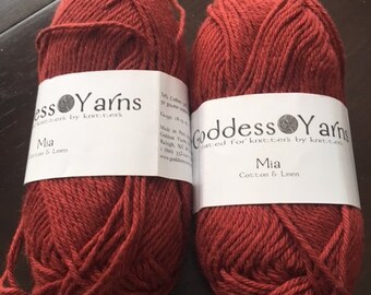 Goddess Yarns Mia cotton and linen