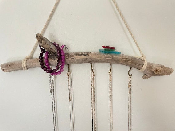 Driftwood jewelry holder deals
