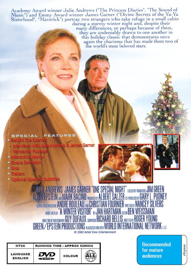 DVD激レア PRECIOUS プレシャス /One Night Returns One Special Night, Romance DVD, James Garner, Julie Andrews - Etsy