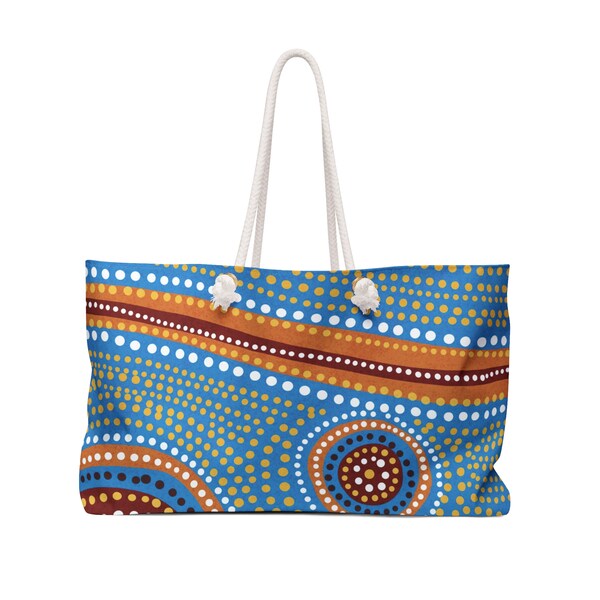 Weekender Bag / Aboriginal Tote Bag / Aboriginal Art