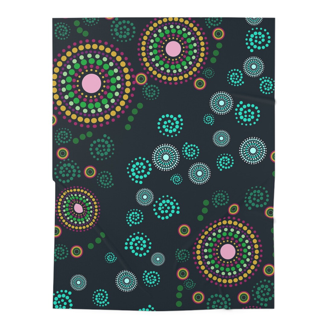 Aboriginal Art Baby Blanket / Aboriginal Art / Baby Items Etsy