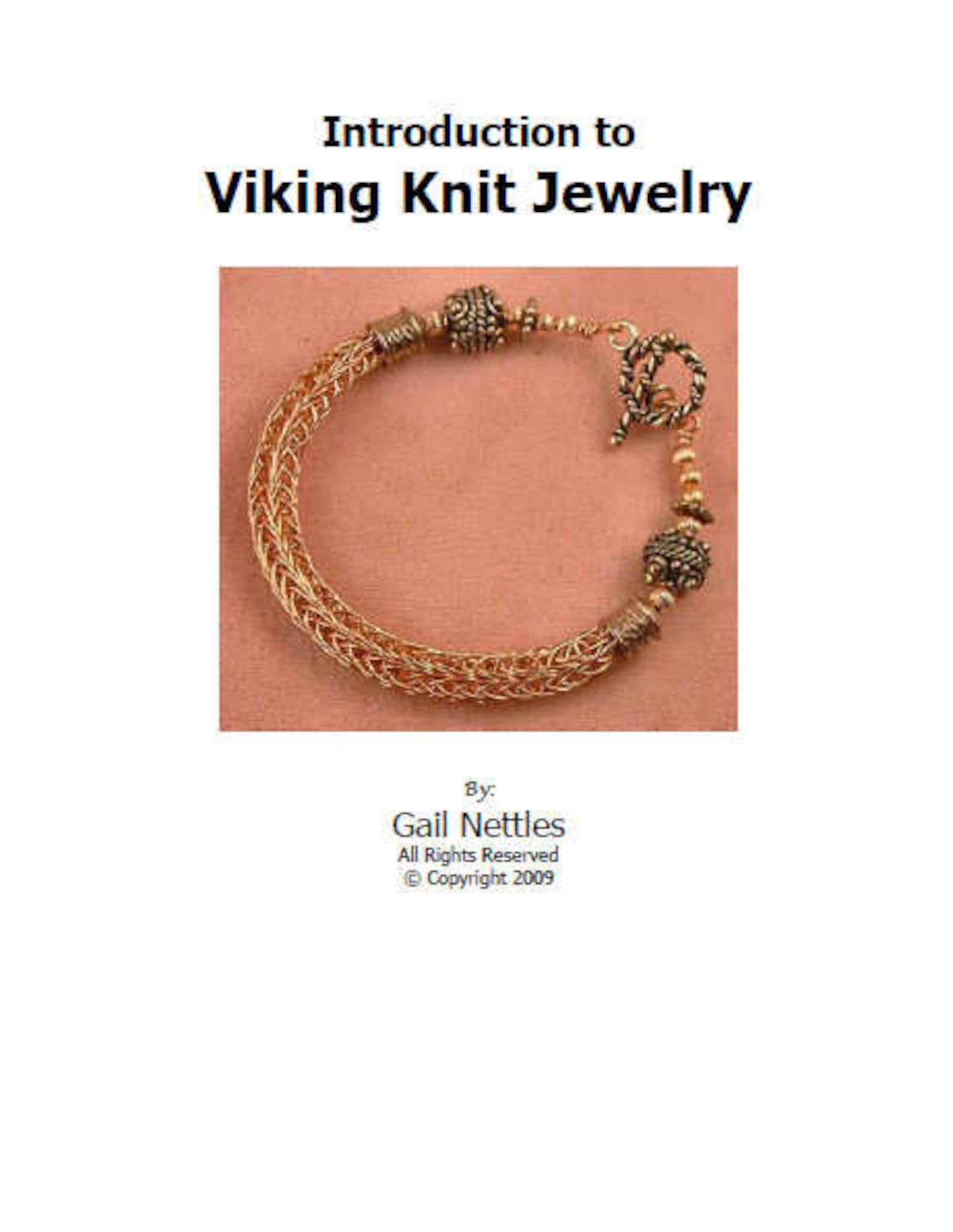 Viking Knit Tutorial - Intro to Viking Knit Jewelry - Etsy
