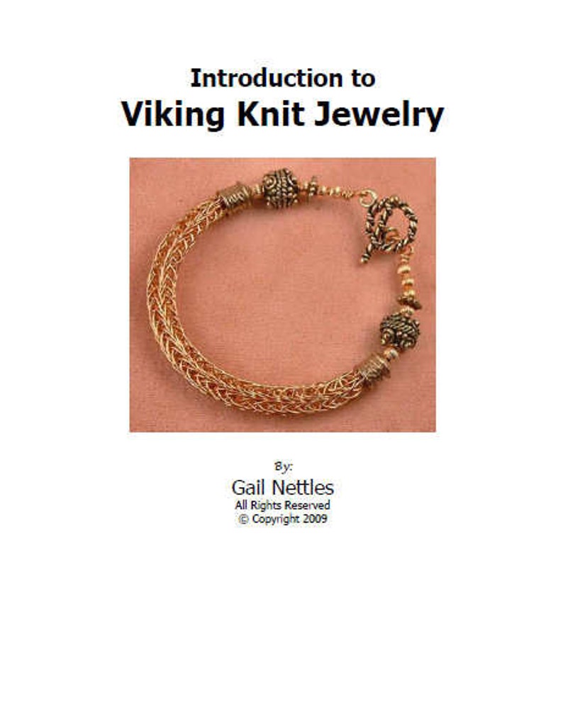 Viking Knit Tutorial - Intro to Viking Knit Jewelry - Etsy