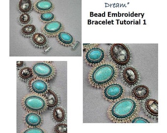 Bead Embroidery Bracelet / Cuff Tutorial Ebook