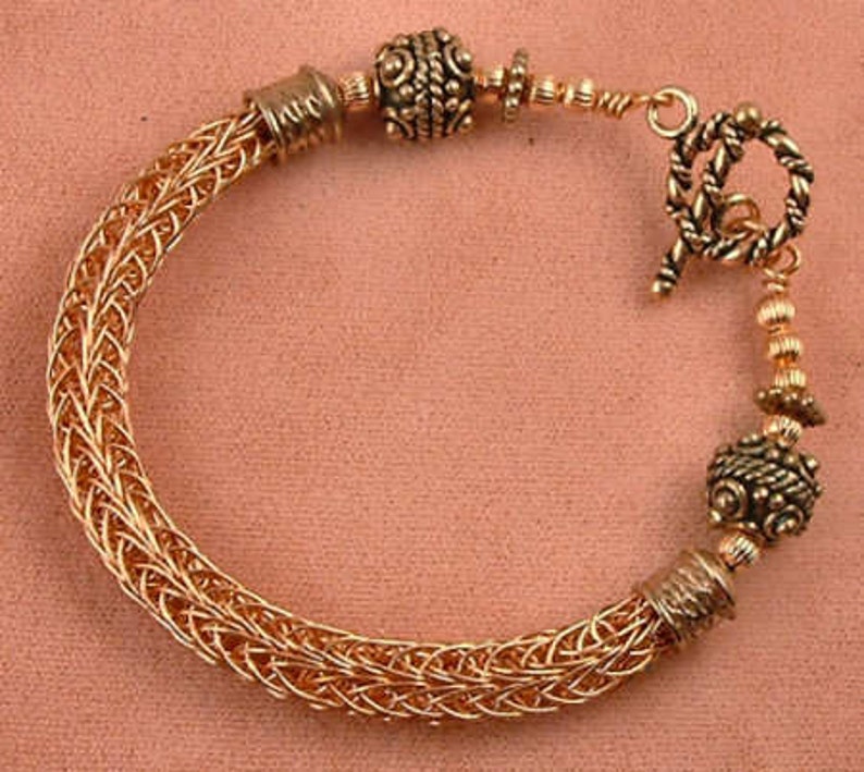 Viking Knit Tutorial Intro to Viking Knit Jewelry Etsy