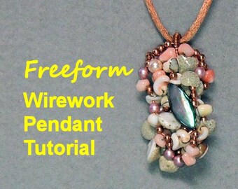 Freeform Wirework Pendant Tutorial Ebook
