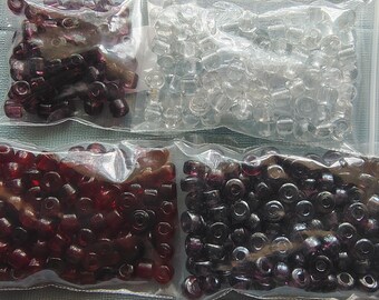 Glass round Crow Beads 6mm assorted colors glass pony bead  Clear Amethyst  Red  Amethyst AB craft beads jewelry bead macrame bead