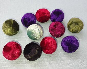 Velveteen bead acrylic core round bead 20mm 24mm Christmas bead Christmas jewelry festive bead craft bead design jewelry holiday craft
