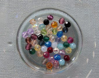 Swarovski Round Crystal Bead Mixtures #5000 4mm 5mm 6mm 10mm Assorted colors Genuine Swarovski
