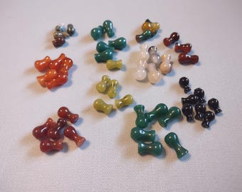 Gemstone vase beads natural gemstone beads for jewelry making and crafts Agate Chalcedony Carnelian Garnet Black Onyx 12x8-17x10 loose beads