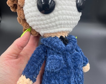 Handmade Crocheted Halloween Doll, 13-Inch