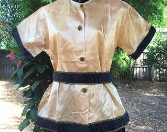 Conjunto de pijama vintage de los años 40 de Miss Fashion