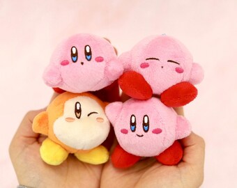 Simpatico set di peluche mini mascotte Kirby da 4