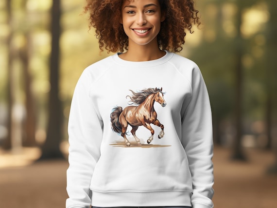 Horse print hoodie online