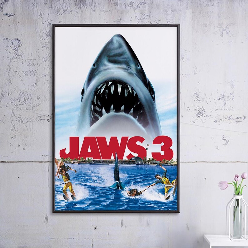 POSTER Jaws Soundtrack • 1975 • Giclée Print-UNFRAMED - Foto 3