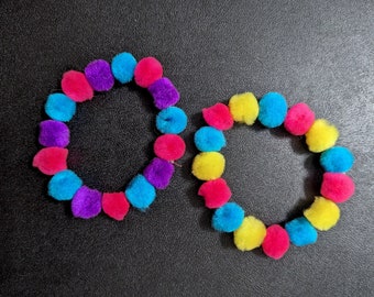 Kawaii Fuzzy Bead Bracelet