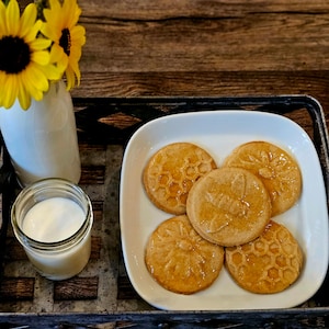 Honey Shortbread Cookies
