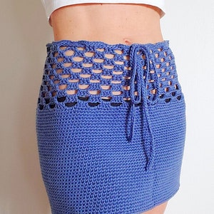 Summery Cover up Mini Skirt Crochet Pattern - Etsy