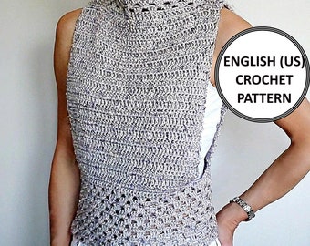 PONTI◆23ss Beaded Crochet Vest/クロシェットベスト/FREE/コットン/BLK/PO1M001 PONTI 23ss Beaded Crochet Vest クロシェットベスト（PONTI