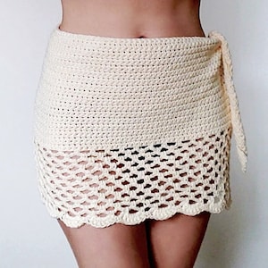 Side Tie Mini Sarong Crochet Pattern PDF - Etsy