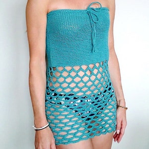 Open Shell Midi Skirt Dress Crochet Pattern - Etsy