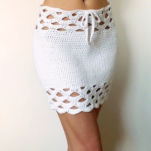 Crochet Beach Skirt Pattern Skirt Pattern PDF File - Etsy