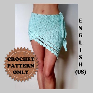 Wrap Around Sarong or Shawl Crochet Pattern PDF