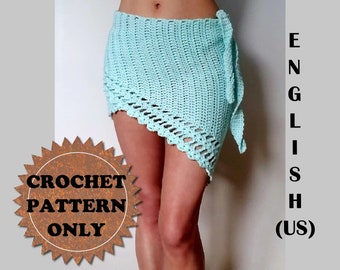 Wrap Around Sarong or Shawl Crochet Pattern PDF