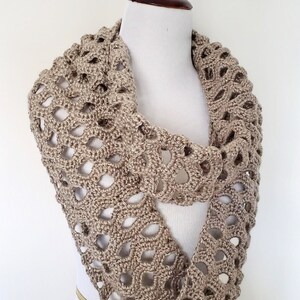 Shell Crochet Infinity Scarf Pattern - Etsy