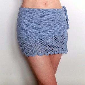 Side Tie Mini Sarong Crochet Pattern PDF - Etsy