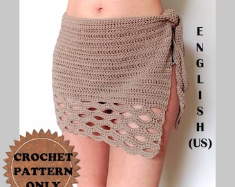 Shell Beach Sarong Crochet Pattern PDF