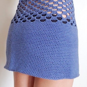 Summery Cover up Mini Skirt Crochet Pattern - Etsy