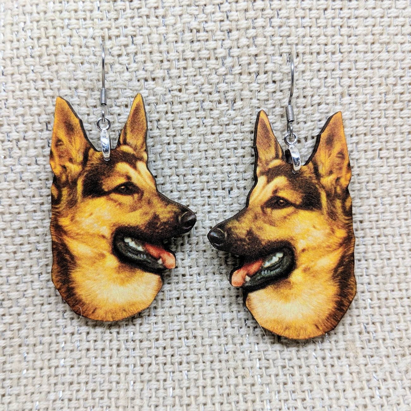 German Shepherd Earrings / Dog Earrings / Dog Gift / Puppy Etsy
