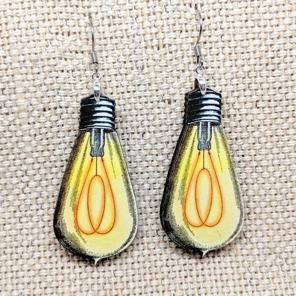 Light Bulb Jewelry Etsy