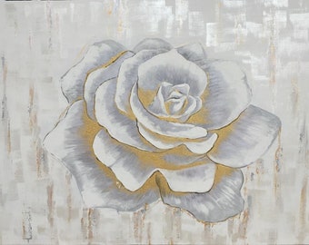 Abstract Rose Painting