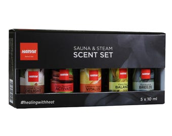 Sauna & Steam Scent Set | Eucalyptus, Ylang Ylang, Citrus (5 x 10ml)