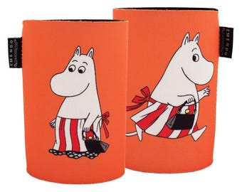 Funda refrigeradora para botellas Moomin, neopreno termoaislante, diseño finlandés