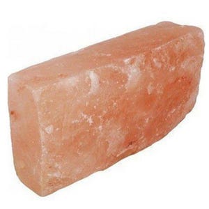 Himalayan Salt Tile 20x10x5 cm – Natural Pink Salt Brick with Rough Side for Sauna, Spa Wall, Salt Room, Detox, Home Decor