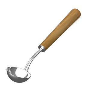 Cedar Sauna Ladle 40 cm | Stainless Steel Scoop | Finnish Sauna Accessory | Heat Resistant Sauna Tool | Spa & Home Sauna Gift