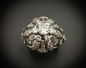 Vintage Diamond Dome Ring