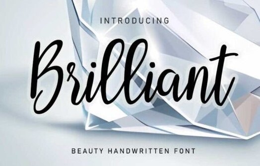 Brilliant Font, Cricut Font, Beautiful Font, Casual Font, Script Font ...
