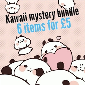 Kawaii Stationery Mystery Bundle: 6-Piece Goody Box