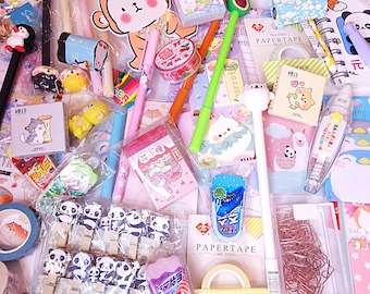 Kawaii Stationery Mystery Bundle: 10-delige verrassingsdoos tegen groothandelsprijzen
