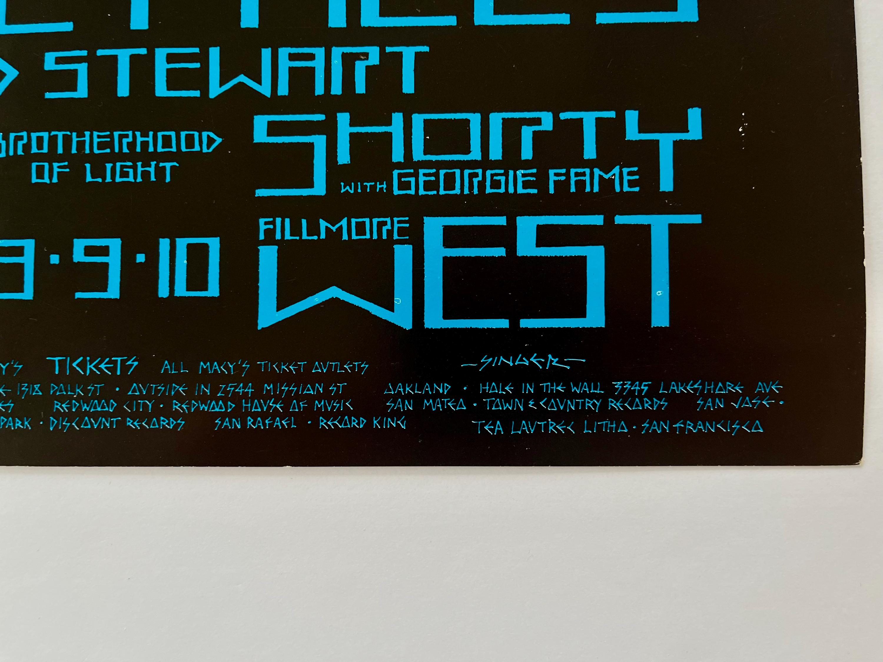 Lee Michaels Small Faces Fillmore West 1970 BG-232 David Singer