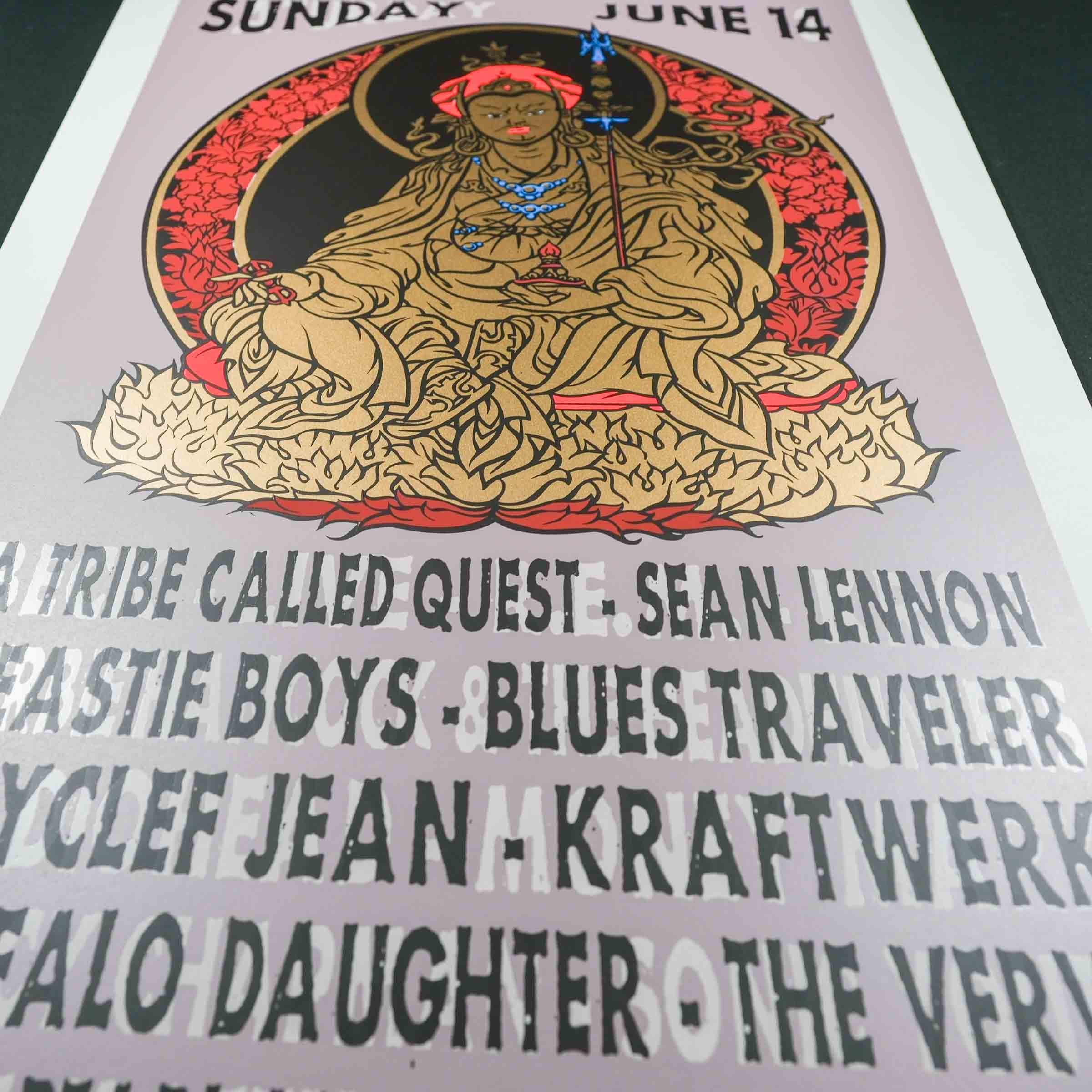 TIBETAN FREEDOM CONCERT ポスター 1998 Tibetan Freedom Concert - Washington DC Silkscreen