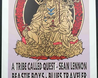 Taz Tibetan Freedom Concert Washington D.C. 1998 Concert Poster