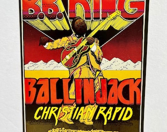 Carte postale originale BB King Fillmore West 1971 Normann Orr BG-269