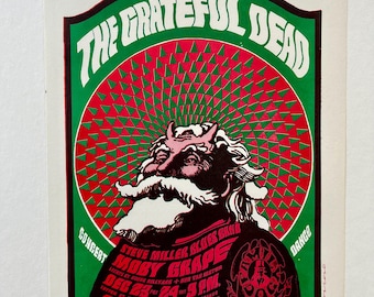 Affiche originale de Victor Moscoso Grateful Dead Avalon Ballroom 1966 FD-40 Type-A