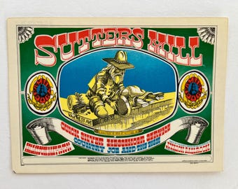 Quicksilver Messenger Service Avalon Ballroom 1967 Rick Griffin FD-54 Original Postcard