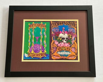 Grateful Dead Santana Winterland Fillmore West 1967 BG-153/153 Carte postale encadrée Lee Conklin